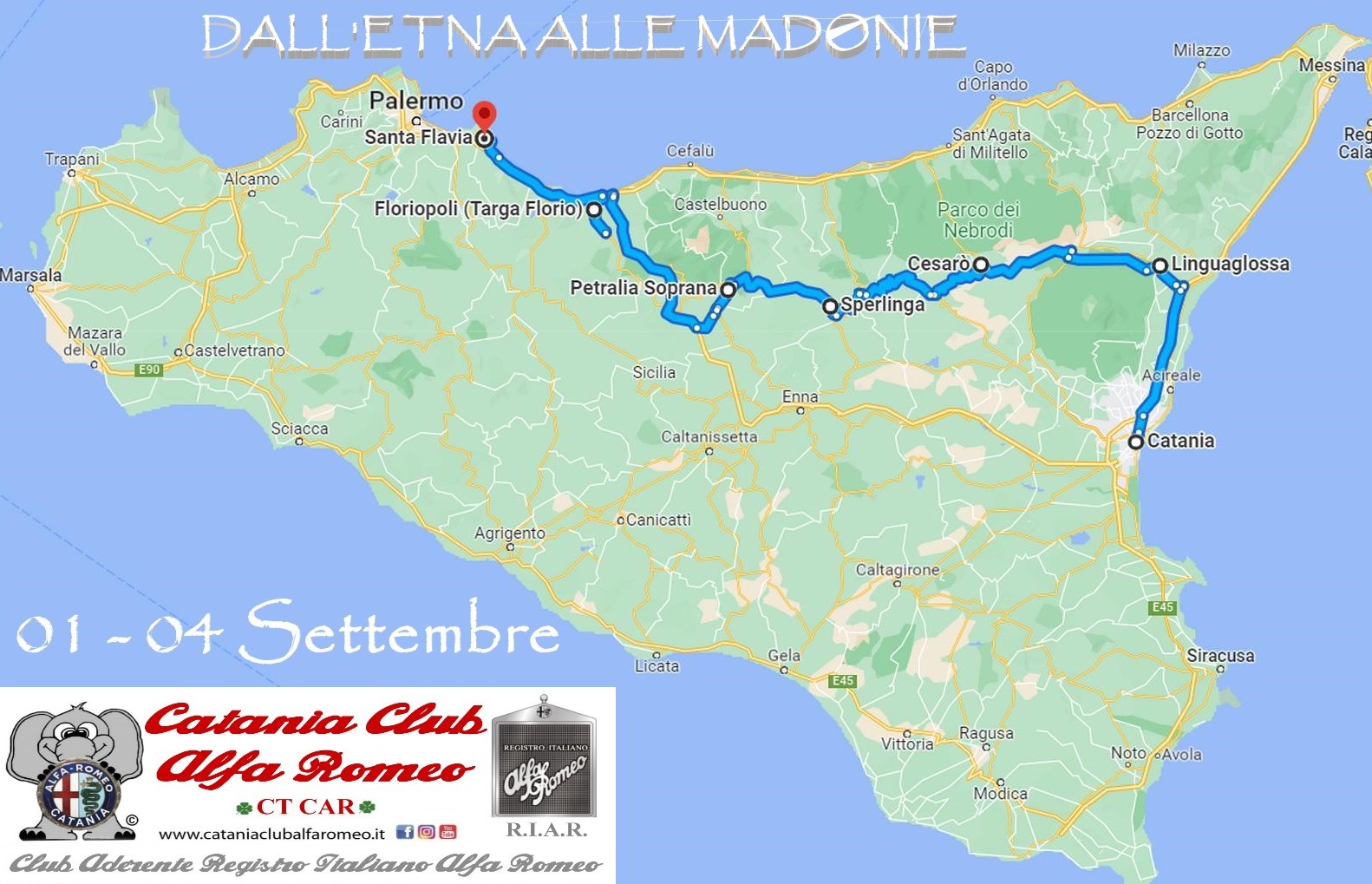 Evento Alfa Romeo Dall'Etna alle Madonie